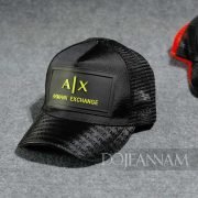 Nón nam đen lưới logo AX