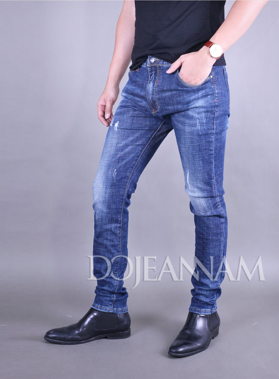 quần short jeans rách vá star - NL0435 | thoitrangxitin.com